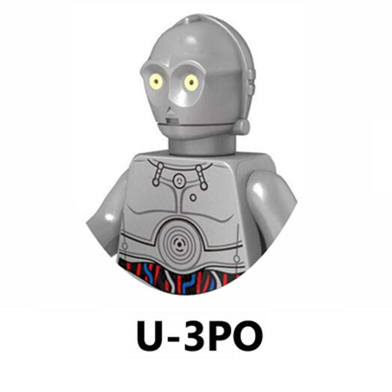 Disney R2-D2 Building Blocks C-3PO General Grievous R4-P17 K-2SO IG88 Battle Buzz Droid Star Bricks Action Figures Christmas Toy