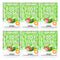 PUTIMI 6packs Exfoliating Foot Mask Feet Peeling Mask Spa Socks Smooth Dead Skin Remover Moisturizing Whitening Foot Mask