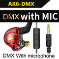 Original QKZ AK6 Copper Driver HiFi Wired Earphone Sport Running  Headphones Bass Stereo Headset Music Earbuds fone de ouvido