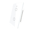 MOES Smart Glass Panel Switch Smart Life/Tuya App Multi-Control Association, Voice Control with Alexa,Google Home,1/2/3/4 Gang