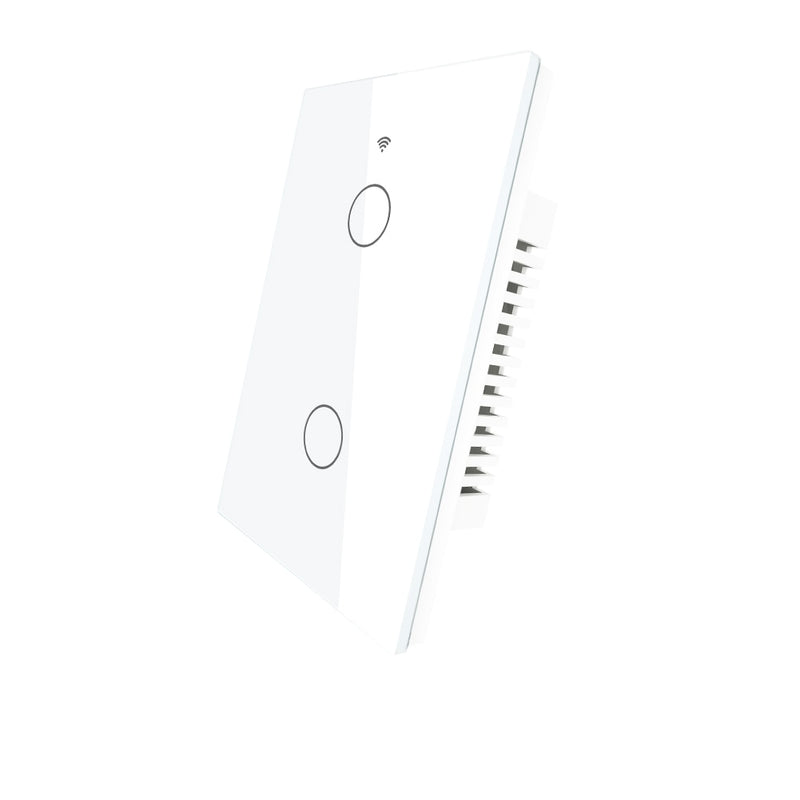 MOES Smart Glass Panel Switch Smart Life/Tuya App Multi-Control Association, Voice Control with Alexa,Google Home,1/2/3/4 Gang