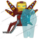 LG1002 Disney Building Blocks Luminous With Motorcycle Plastic mini action toy Figures Children Toys birthday gifts