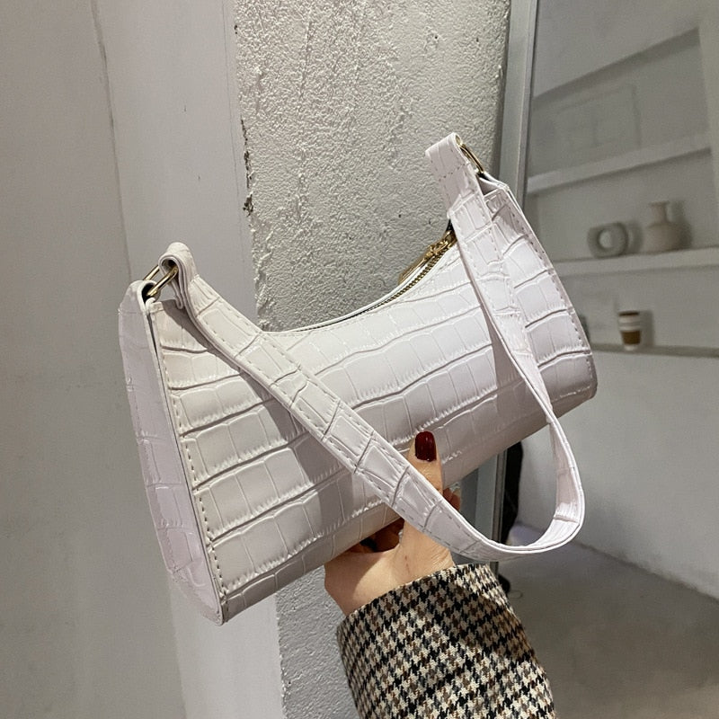 Fashion Exquisite Shopping Bag Retro Casual Women Totes Shoulder Bags Female Leather Solid Color Chain Handbag for Women 2022