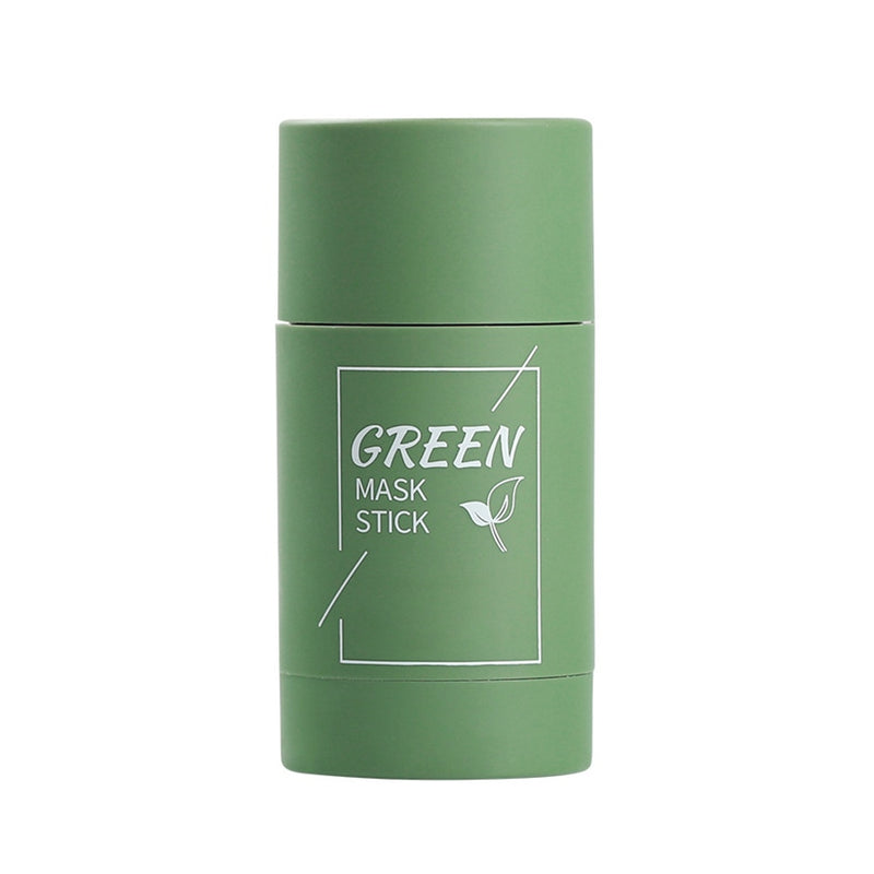 Green Tea Mask Stick Blackhead Remover Clay Face Mask Oil Control Acne Remover Pore Cleansing Purifying Detoxifying Skin Care