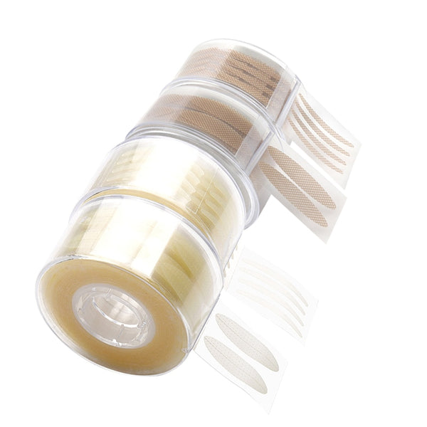 600pcs Eye Lift Strips Double Eyelid Tape Clear Gray Eyelid Stripe Big Eyes Invisible Double Fold Eyelid Sticker Makeup Tool
