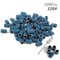 100pcs 80''/120''/180" Nail Art Sanding Bands Gel Polish Remover Tool Accessory for Electric Nail Machine Nail Drill Bits