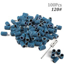 100pcs 80''/120''/180" Nail Art Sanding Bands Gel Polish Remover Tool Accessory for Electric Nail Machine Nail Drill Bits