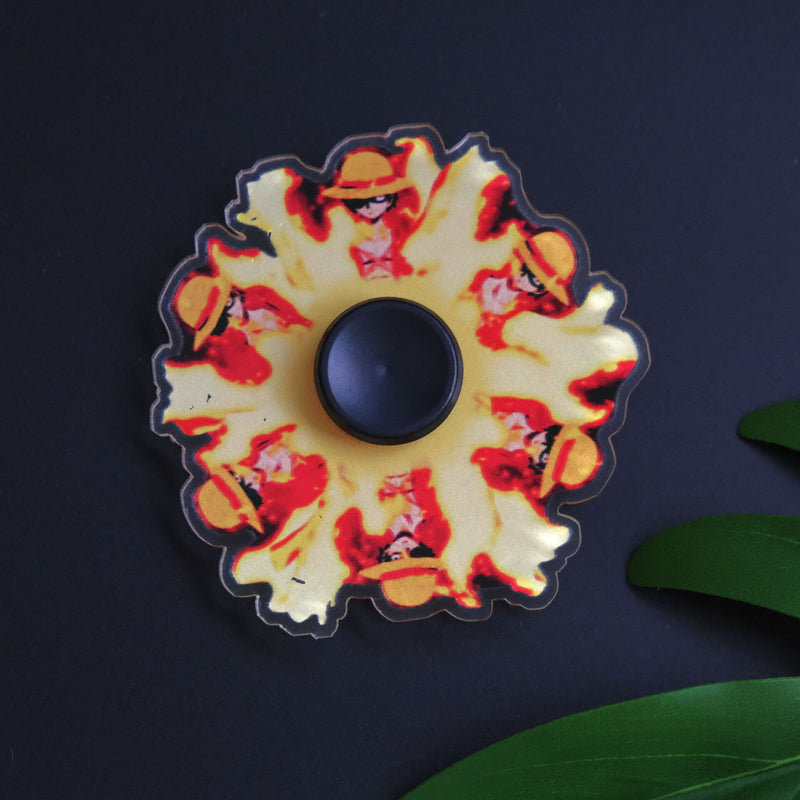 New 3D Running Cartoon Anime Character Astronaut Spinner Stress Relief Toys Anti-Stress Fidget Toy Finger Dynamic Changing Gyro