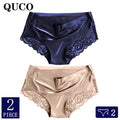 2pcs/lot QUCO Brand sexy Women Underwear High Quality Women Panties Seamless Underwear Solid  Lingerie underwear women
