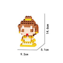 Disney DIY LinaBell assembly buildding blocks Goofy Pluto Anime Mini Action Figures Educational Toys kids Birthday Gifts