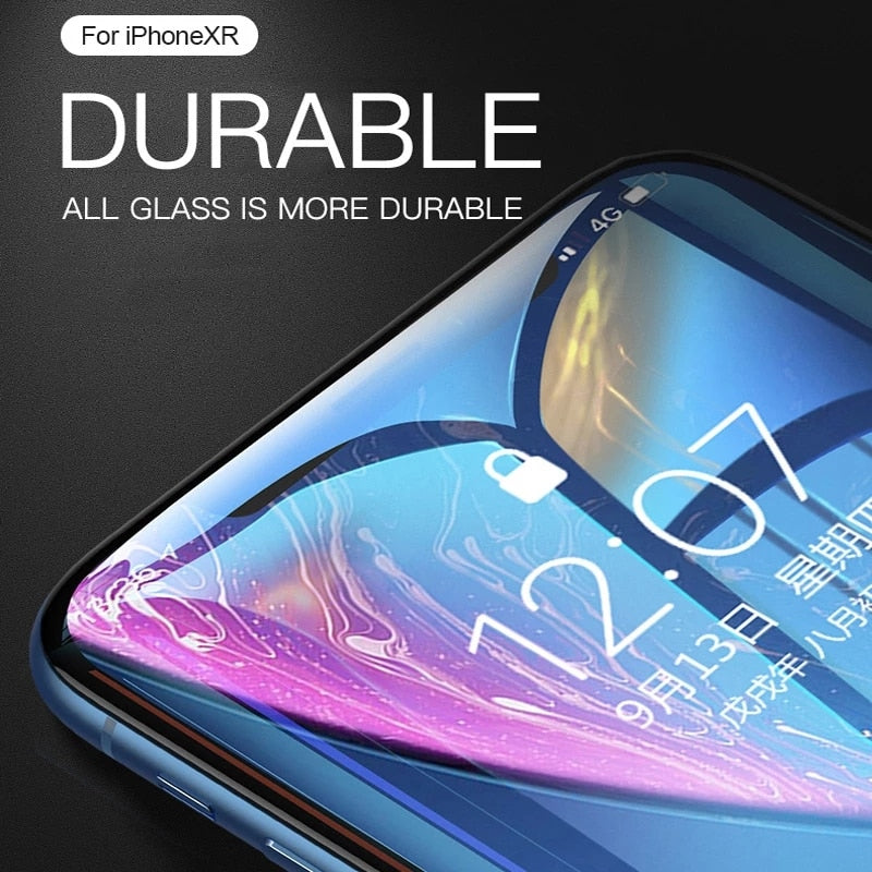 4Pcs Tempered Glass for IPhone 11 14 X XR XS MAX 7 8 Plus Screen Protectors for IPhone 13 Pro Max 12 Mini SE 9D Full Cover Glass