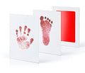 Baby Care Non-Toxic Baby Handprint Footprint Imprint Kit Baby Souvenirs Newborn Footprint Ink Pad Infant Tooth Mini Box Gifts