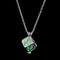 FAMSHIN Fashion Silver Color Charm Luminous Pendant Necklace Women Moon Glowing Stone Necklace Christmas Necklaces Jewelry Gifts