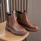 AIYUQI Women&#39;s Chelsea Boots Genuine Leather New Autumn Winter Fashion Women&#39;s Ankle Boots Retro Marton Boots Ladies  WHSLE MTO