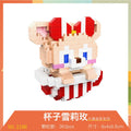 Disney DIY LinaBell assembly buildding blocks Goofy Pluto Anime Mini Action Figures Educational Toys kids Birthday Gifts