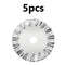 LeatherCraft 45mm Rotary Cutter Leather Cutting Tool Fabric Cutter Circular Blade DIY Patchwork Sewing Quilting Fit Olfa Cut