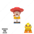 Disney Mini Action Toy Figures Building Blocks Cartoon dolls Toy Story Mickey Mouse Winnie The Pooh Frozen Stitch Donald Duck
