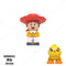Disney Mini Action Toy Figures Building Blocks Cartoon dolls Toy Story Mickey Mouse Winnie The Pooh Frozen Stitch Donald Duck