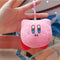 Kirby Keychain Kawaii 12Cm Cartoon Pink Star Keyring Soft Stuffed Plush Toys Cute Gifts Plushies For Girls Friends Childrens
