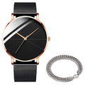 2022 Minimalist Men&#39;s Fashion Watches Simple Men Business Ultra Thin Stainless Steel Mesh Belt Quartz Watch relogio masculino