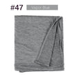 Muslim Women Stretchy Jersey Hijab Plain Cotton Jersey Hijabs  Islamic Soft Turban Head Wraps Headscarf 170X60cm