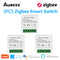 Tuya Zigbee / Wifi MINI Smart Switch 2 Way Control 16A Switch Tuya Smart Home Automation Sensor Works With Alexa Google Home