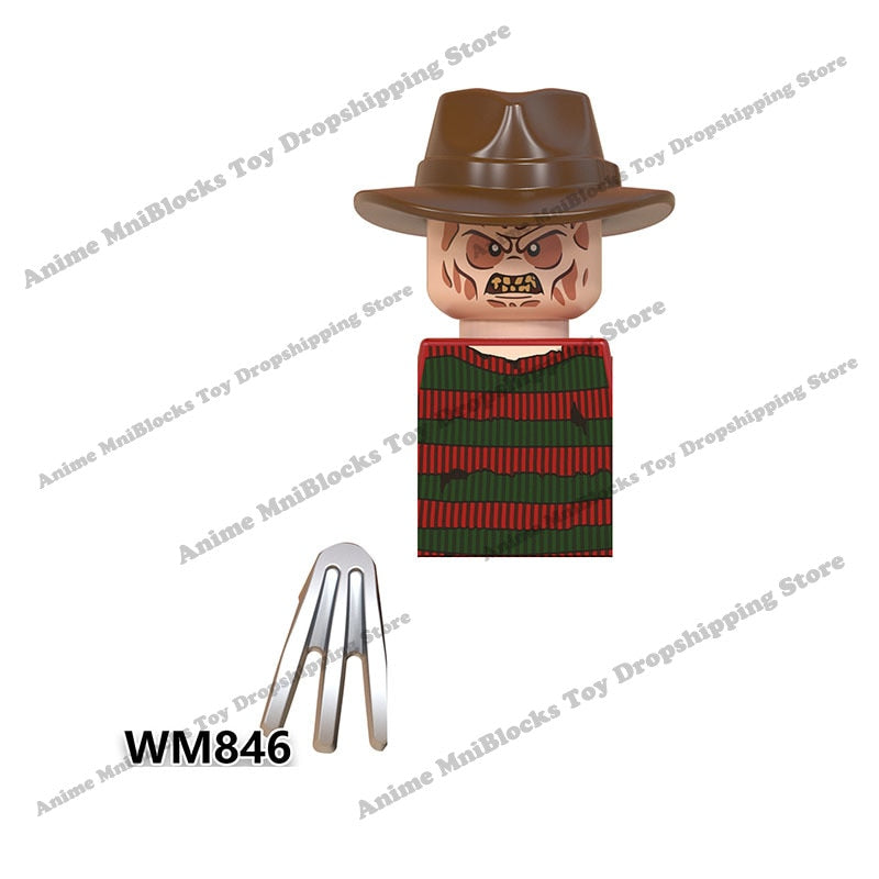 WM6075 WM6101 WM6102 Halloween Horror Movie Building Blocks The Shining Silent Hill Bricks Jack Pyramid mini Action toy Figures