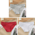 Cotton Panty 3Pcs/lot Solid Women&#39;s Panties Comfort Underwear Skin-friendly Briefs For Women Sexy Low-Rise Panty Intimates