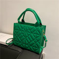 2022 New Spring Women Shoulder Bag Trendy Plaid Pu Leather Crossbody Bags Fashion Ladies Handbags Brand Designer Top Handle Bag