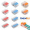 (30&amp;50Pieces) Lever Nuts-3 New style compact Splicing Connectors Quick Disconnect Wire Connectors AWG 24-12