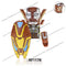 XP193 D009 WM718 Mark suit Disney anime movie figurine dolls mini plastic action toy figures Assemble blocks Christmas gifts
