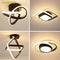 Small Modern LED Ceiling Light 2 Rings Creative Design Ceiling Lamp Indoor Lighting Fixtures Hallway Balcony Aisle Office Lustre
