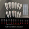 Gel Nails Extension System Full Cover Sculpted Clear Stiletto Coffin False Nail Tips 240pcs/bag