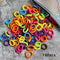 Kid Small Hair Bands Baby Girl Children Headbands Colorful Elastic Hair Tie Nylon Scrunchie Hair Rope 50/100pcs Hair Accessories