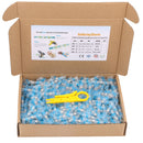 Solder Seal Heat Shrink Waterproof Butt Wire Connectors Terminals Electrical Copper with A Soldering Sleeve Bullet Connector