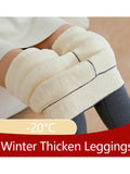 Winter Women Leggings Velvet Warm Pants Hight Waist Leggings Women Solid Color Legging Comfortable Keep Warm Stretchy Legging