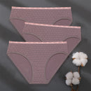 3PCS/Set Women Panties Cotton Underwear Patchwork Cute Design Female Lingerie Underpants Pantys Sexy Briefs Intimates for Girls