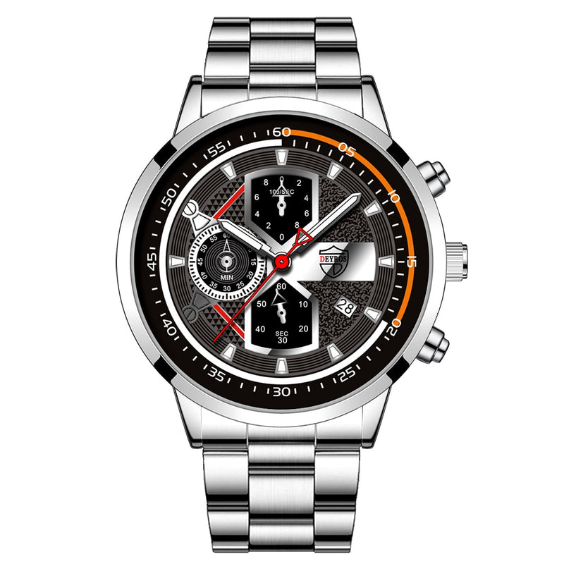 Luxury Brand Mens Watches Fashion Men Sports Stainless Steel Quartz Wrist Watch Luminous Clock Man Business Watch часы мужские