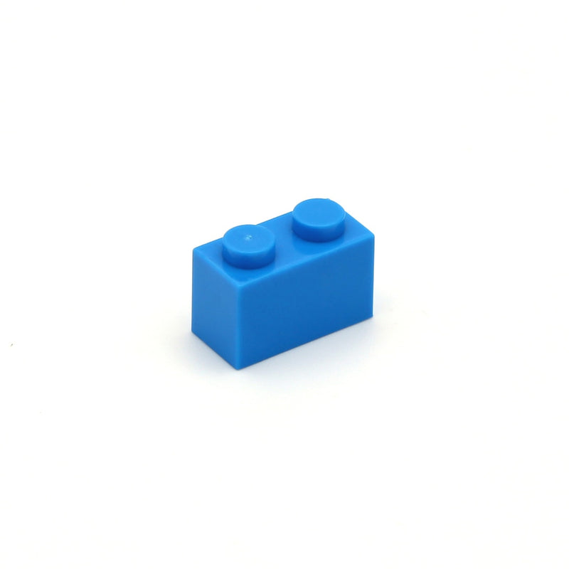 100pcs DIY Building Blocks Thick Figures Bricks 1x2Dots Educational Creative Size Compatible With 3004 Plastic Toys for Children