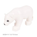 Big Size Building Blocks Cat Dog Pig Rabbit Model Accessories Compatible Bricks Farm Animals Set Assemble Education Toys For Kid