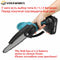 6 Inch 3000W 88VF Mini Electric Chain Saw With 0/1/2PC Battery One-handed Woodworking Cutter Tool For Makita Battery 18V EU Plug