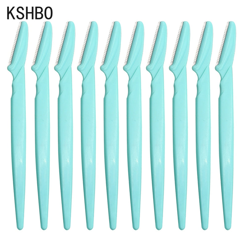 3/10/15 Pcs Professional Trimmer Safe Blade Shaping Knife Eyebrow Blades Face Hair Removal Scraper Shaver Makeup Beauty Tools