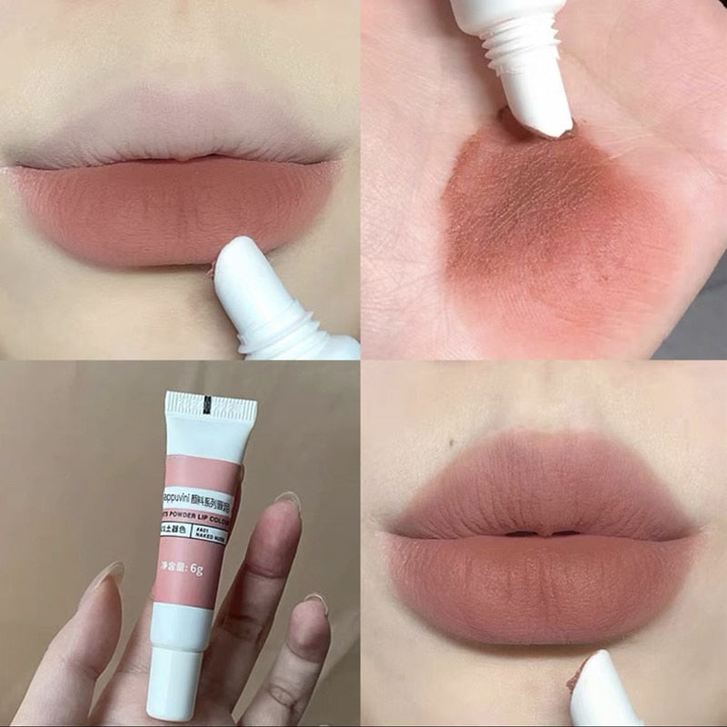 3 Colors Lipstick Velvet Matte Set Liquid Lipstick Waterproof Nude Lip Gloss Long Lasting Sexy Women Lip Tint Mud Cosmetics Kit