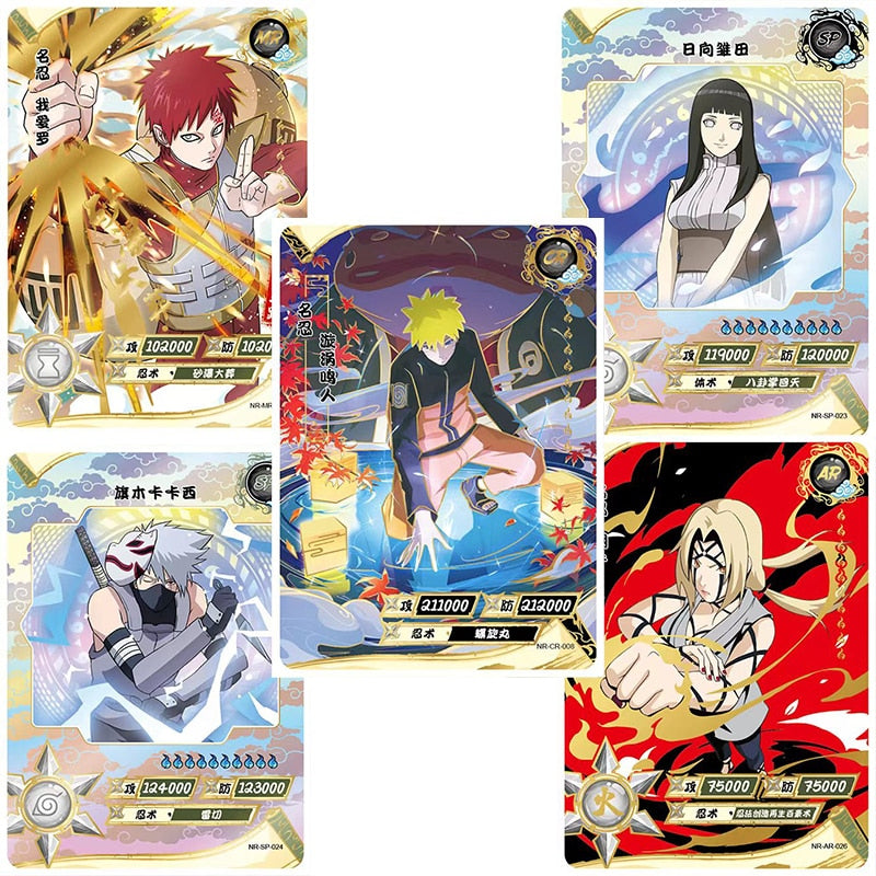 The New KAYOU Naruto Card The Chapter of Soldiers Naruto Bronzing Inheritance Collection BP Card Children&