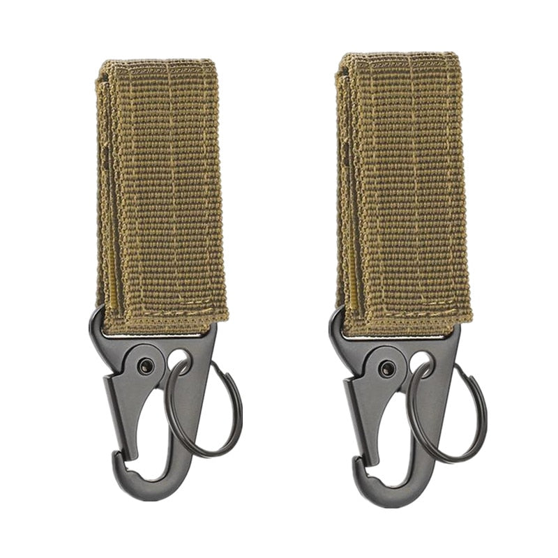 Carabiner High Strength Nylon Key Hook MOLLE Webbing Buckle Hanging System Belt Buckle Hanging Camping Hiking Accessories