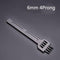 1PC 4/5/6mm Leather Black Round Hole Row Punch Tool  DIY Round Stitching Punch Sewing Stitching Punch Carving Work Saddle Set