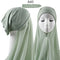 Women Muslim Instant Chiffon Hijab With Cap Underscarf Bonnet HIjabs  Scarf Islam Headscarf Headwrap Turbante