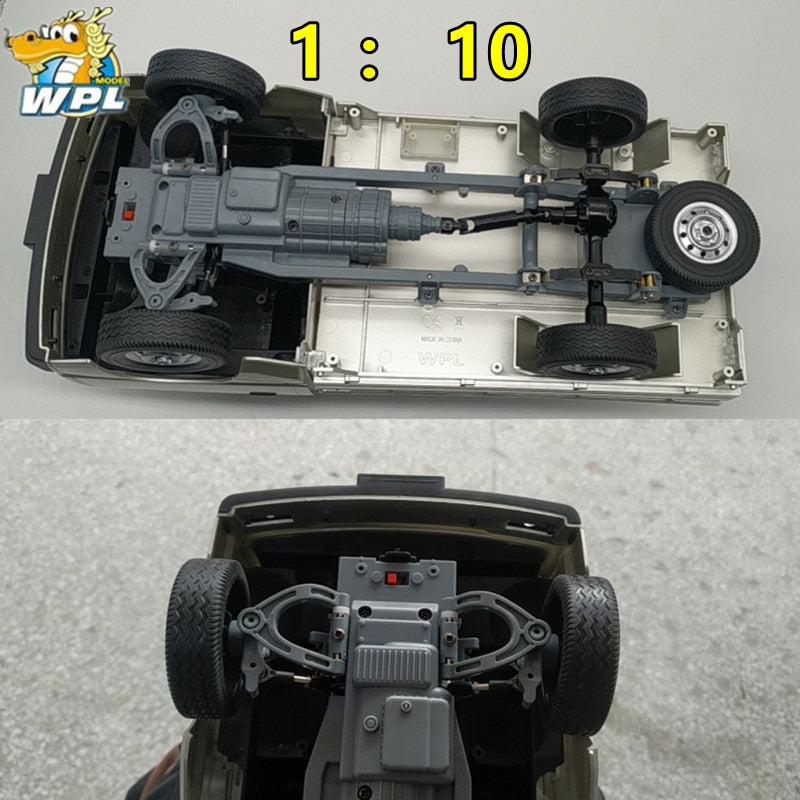 2022 Upgrade WPL D12 2WD RC Car,Toys ar 1000mAh Lithium Battery,High Performance 260 Motor,RC Drift Car For Boys Gifts
