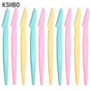 3/10/15 Pcs Professional Trimmer Safe Blade Shaping Knife Eyebrow Blades Face Hair Removal Scraper Shaver Makeup Beauty Tools