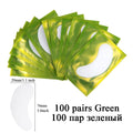 50/100pairs Eyelash Extension Paper Patches Grafted Eye Stickers 7 Color Eyelash Under Eye Pads Eye Paper Patches Tips Sticker
